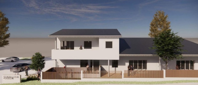 The two-storey childcare centre proposed for 144 Warnervale Rd, Hamlyn Terrace, looks a bit lit a house in this artist’s impression. Image: supplied