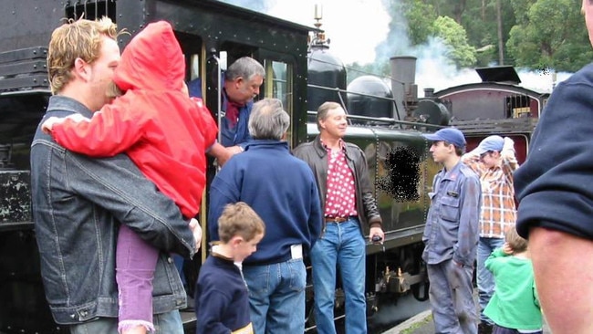 A steam train on the Zig Zag rail line near Lithgow in 2005. Picture: Supplied