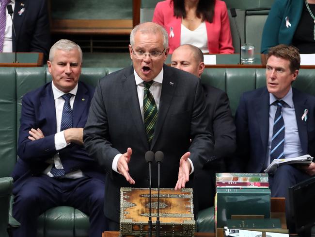 The government was pressed during question time on its perceived inaction on climate change. Picture: Gary Ramage