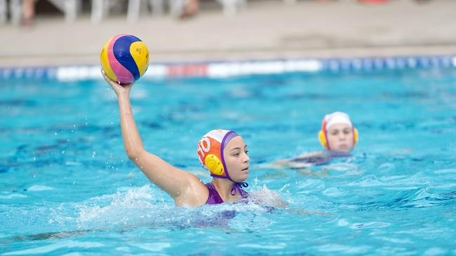 Amelie Hoefel of Redcliffe SHS is an Australian water polo player.