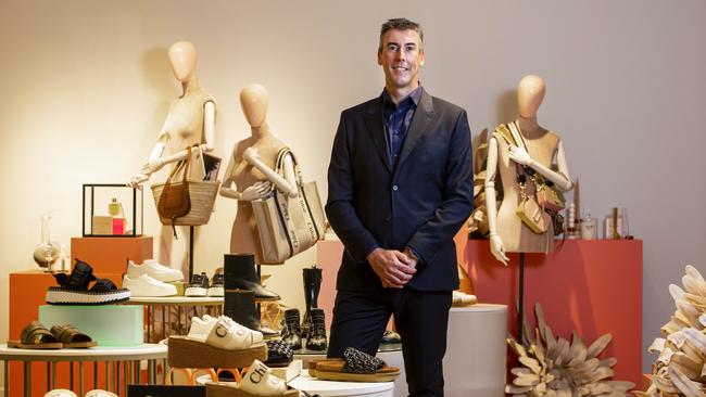 David Jones CEO Scott Fyfe will continue to lead David Jones under its new private equity owners and has witnessed sales growth in the department store since January. Aaron Francis / The Australian