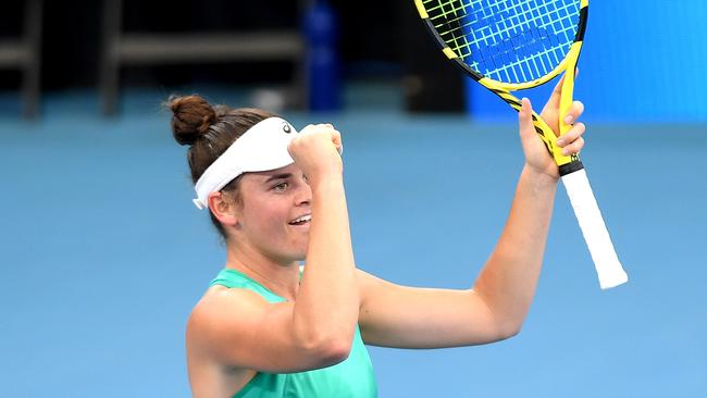 Jennifer Brady was too consistent for Barty. Pic: Getty Images