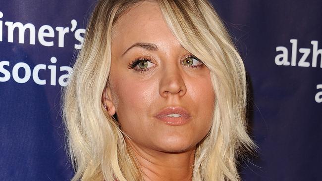 Kaley Cuoco is happier than ever.