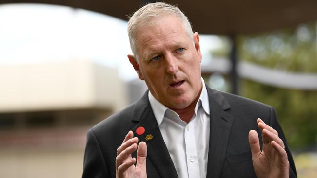 Independent MP Troy Bell at Mount Gambier Hospital. Picture: Naomi Jellicoe