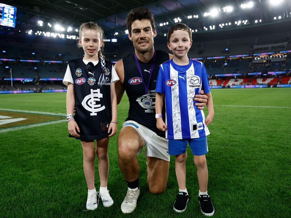 George Hewett was best on ground for the Blues. Picture: Getty Images