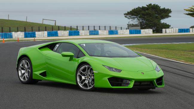 The Huracan has a top speed of more than 320km/h.