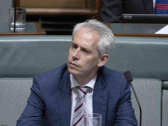 CANBERRA, AUSTRALIA NewsWire Photos OCTOBER 27, 2022:Minister for Immigration, Citizenship and Multicultural Affairs Andrew Giles in Question Time in the House of Representatives in Parliament House in Canberra.Picture: NCA NewsWire / Gary Ramage