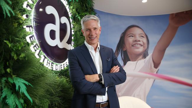 A2 Milk CEO David Bortolussi says the lactose free range will give consumers a double hit when it comes to digestive problems. Picture: Britta Campion