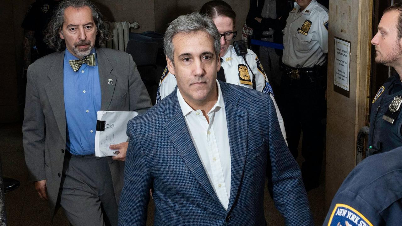 Michael Cohen returns to the courtroom following his testimony against his former employer and US President Donald Trump. Picture: AFP