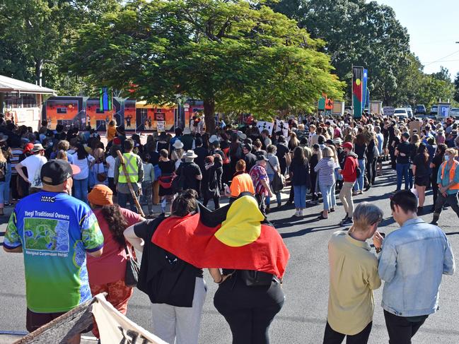 Black Lives Matter protest in Lismore.