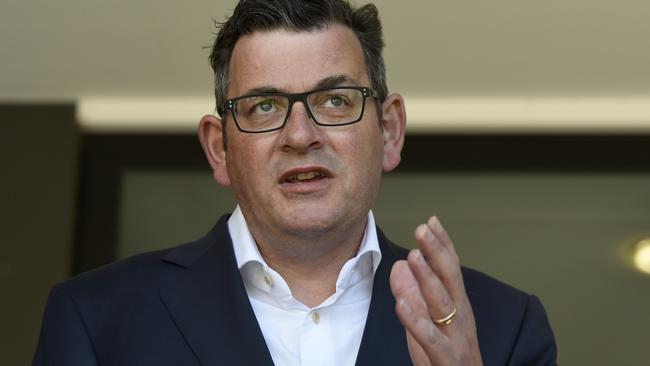 Victorian Premier Daniel Andrews revealed he lived in a family of asthmatics. Picture: Andrew Henshaw / NCA NewsWire