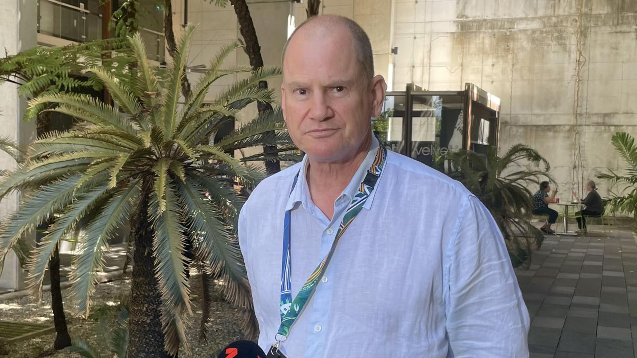 Acting director Tropical Public Health Services Dr Paul Dugdale has provided an update on a Cairns meningococcal outbreak. Picture: Peter Carruthers