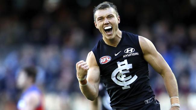 Patrick Cripps is admired by fans and rivals. Pic: AFL Photos