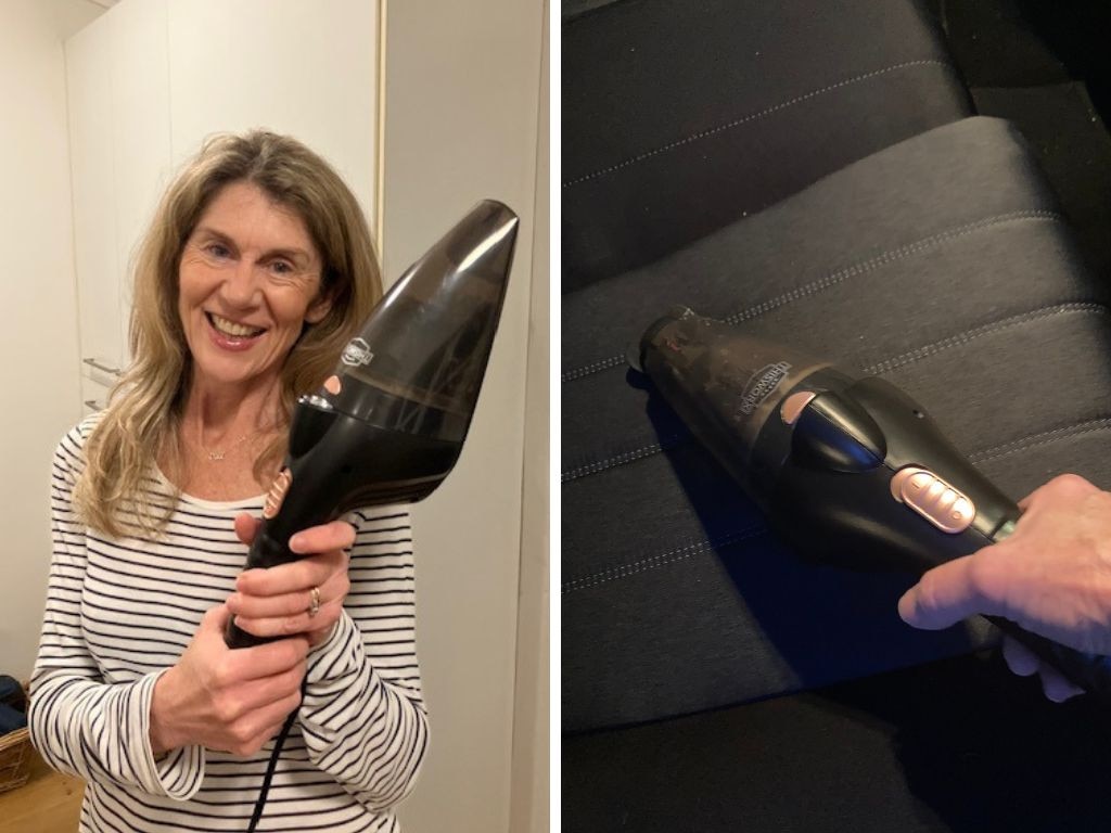 ThisWorx Car Vacuum is portable, powerful and easy to use. Picture: Supplied/Suzannah Hardy
