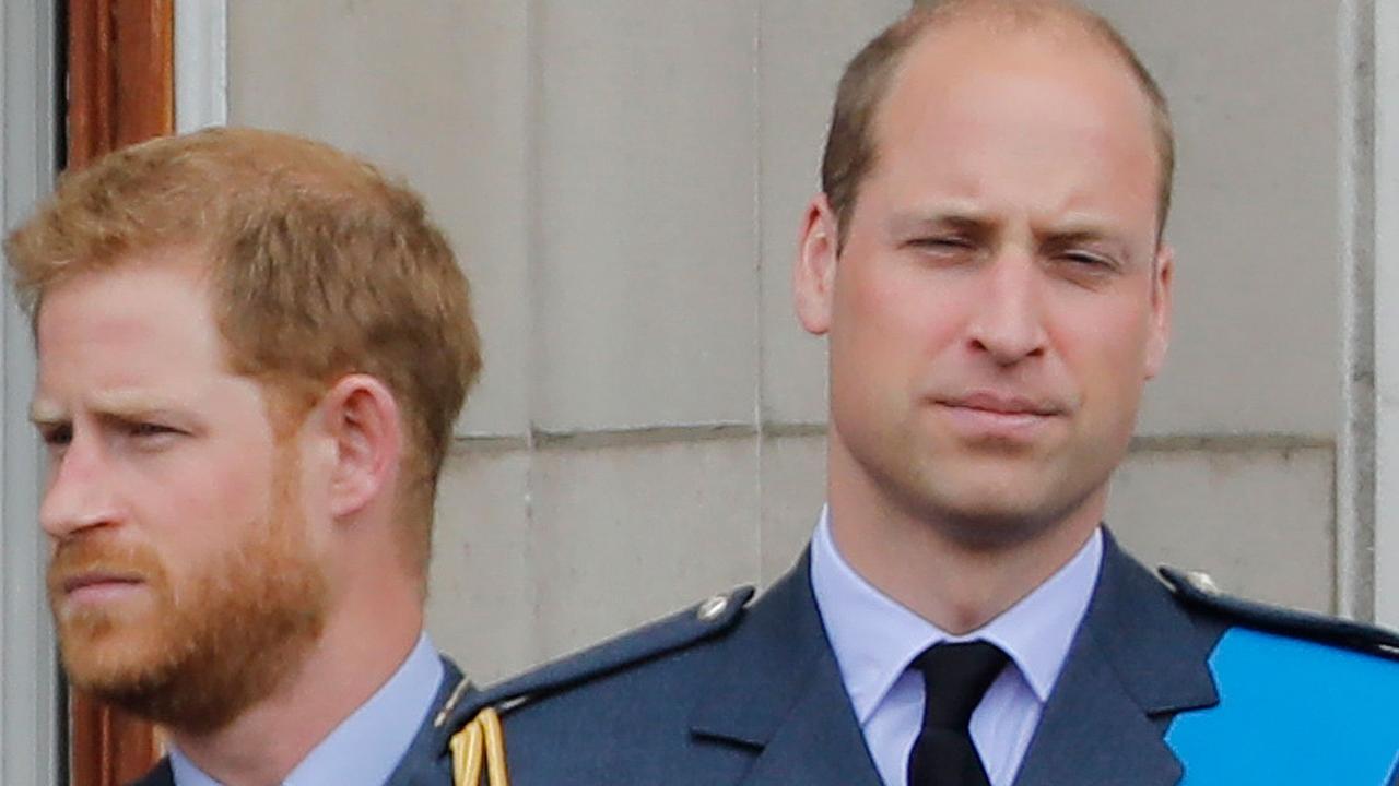 Prince Harry and Prince William’s rift will be laid bare in the new book. Picture: AFP.