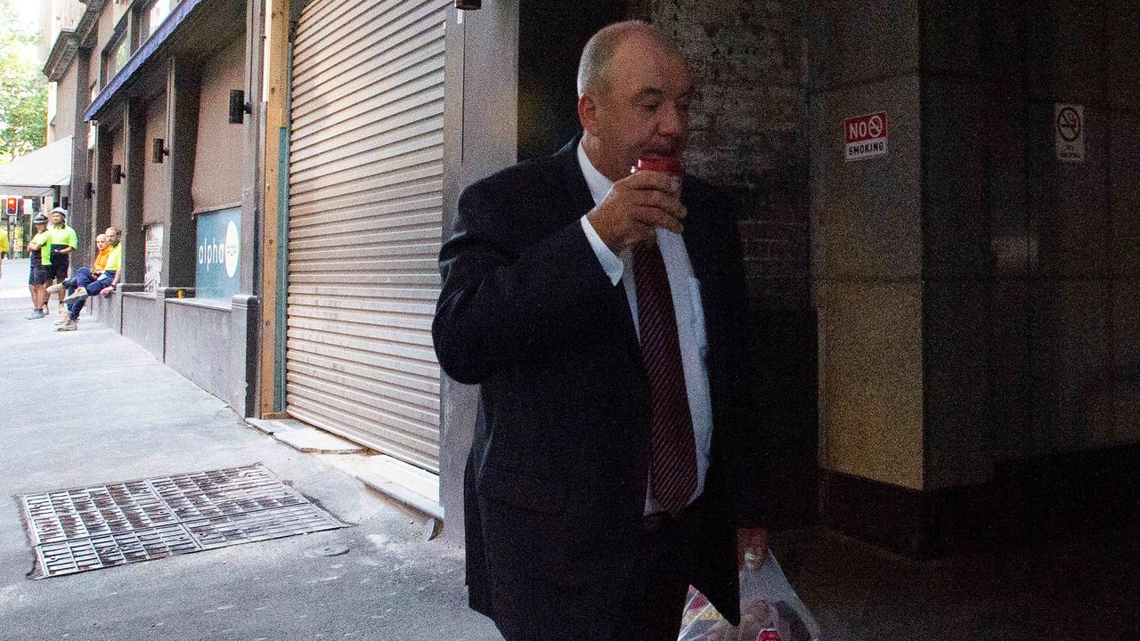 Daryl Maguire arriving at ICAC in October 2020. Picture: NewsWire/Bianca De Marchi