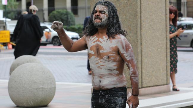 Elijah Duroux outside the High Court in Sydney today. Picture: Britta Campion 