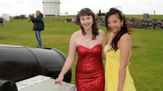 St Patrick’s College, Campbelltown year 12 students celebrating their formal in Wollongong in 2012.