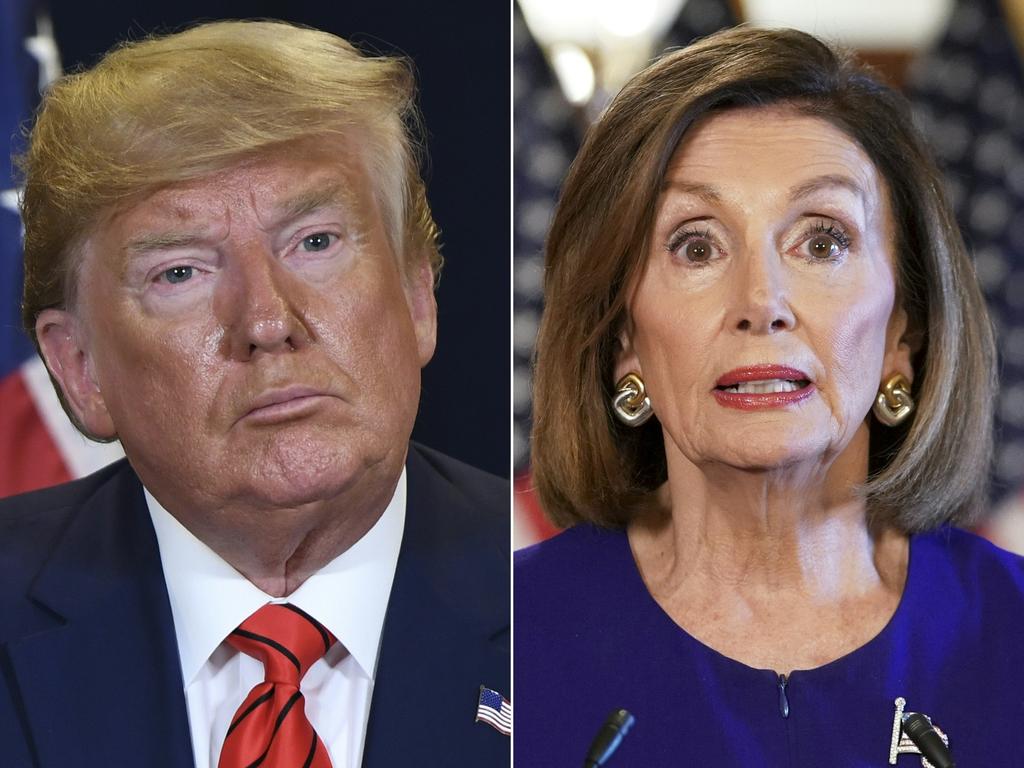 Nancy Pelosi was ready to rumble with Donald Trump during the January 6 riot at the US Capitol in 2020. Picture: AFP