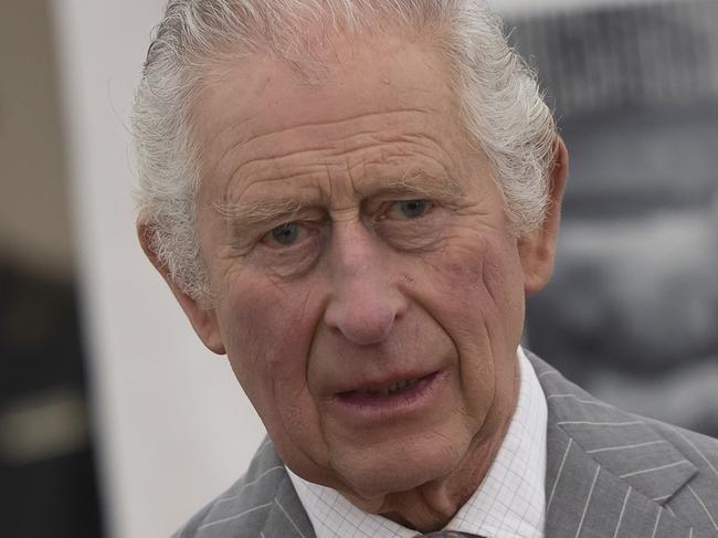 MALTON, ENGLAND - APRIL 05: King Charles III is seen during his visit to Talbot Yard Food Court on April 05, 2023 in Malton, England. The King and Queen Consort are visiting Yorkshire to meet local producers and charitable organisations. (Photo by James Glossop - WPA Pool/Getty Images)