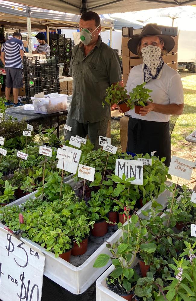 Murray and Lillian Cox from Zesty Herbs and Salads.