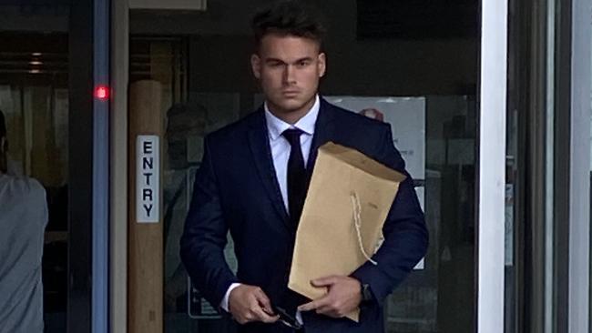 Jack Kurtis Sheehan leaves Brisbane Arrests Court.