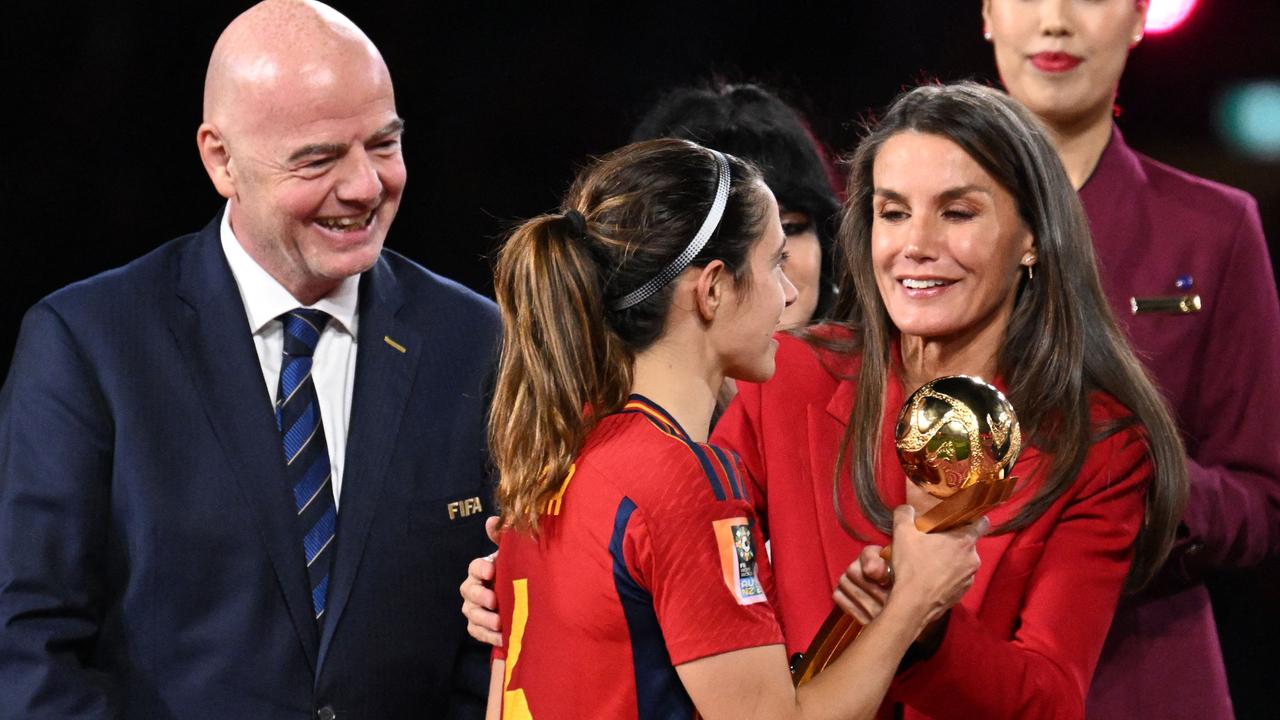 Queen Letizia Goes Red to Celebrate Spain's FIFA Women's World Cup Win