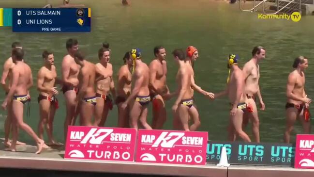 Replay: UTS Balmain Tigers v Sydney Uni Lions (Men) - Australian Water Polo League Week 1