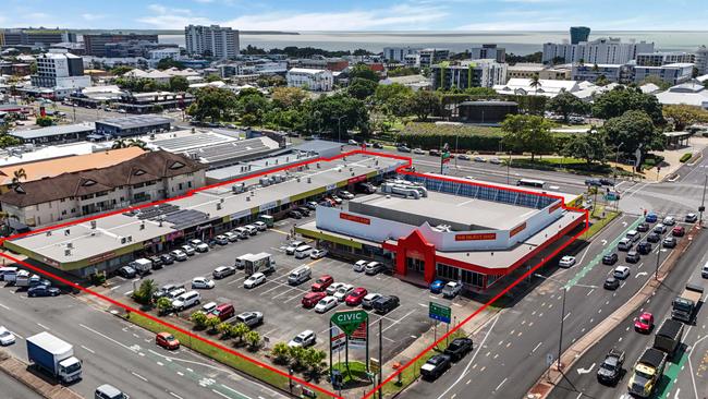 For the first time in 50 years the Civic Shopping Centre has been offered for sale. Picture: Knight Frank