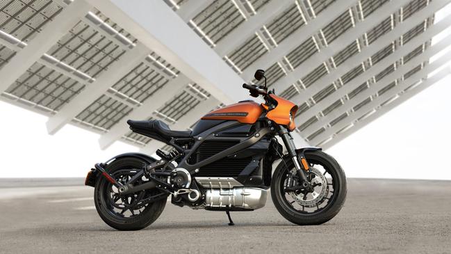 Harley-Davidson Livewire electric motorcycle.