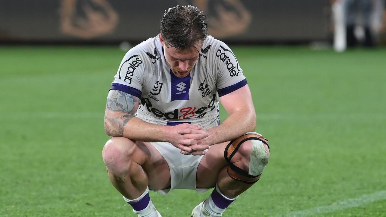 Cameron Munster has played through the pain for the past two months with a badly infected knee. Picture: Bradley Kanaris/Getty Images