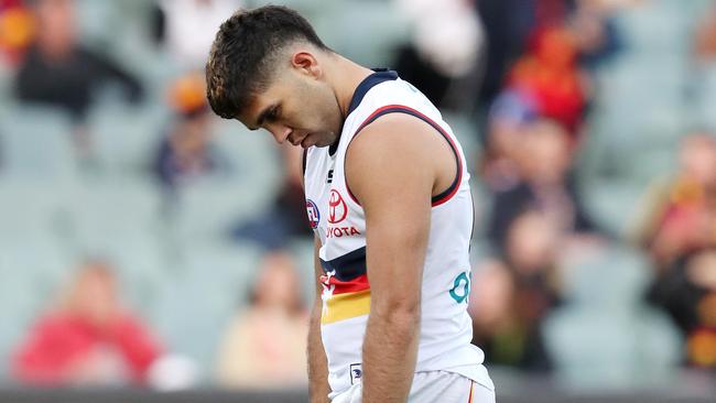 Tyson Stengle’s future at the Crows is up in the air. Picture: Sarah Reed