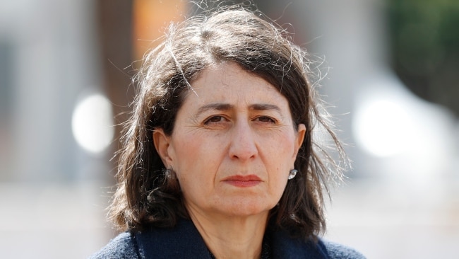 NSW Premier Gladys Berejiklian is seen during a COVID-19 press conference. Picture: NCA NewsWire / Nikki Short