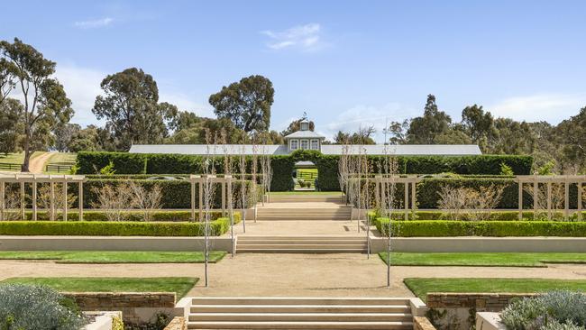 The estate includes an Edwardian homestead designed by John Coote.