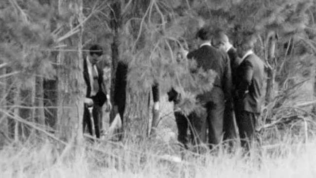 The search for Keren Rowland in 1971. Picture: Supplied