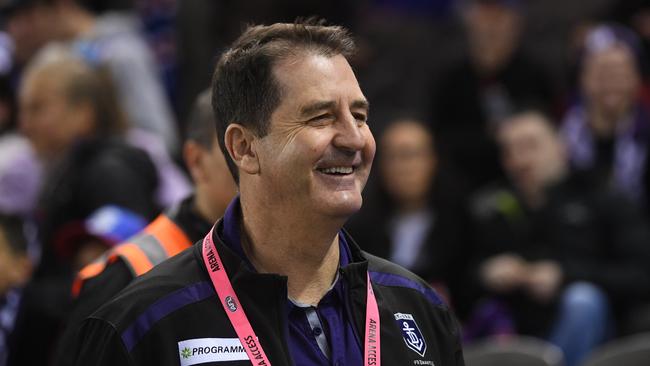 Ross Lyon has no regrets about pulling out of the Blues coaching race. Picture: AAP Image/Julian Smith