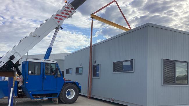 Families move into six factory-built modular homes in Cunnamulla, Queensland. Photo supplied, Queensland Government.