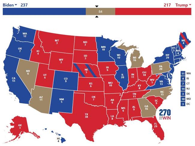 US election swing states: Six key states to watch | news.com.au ...