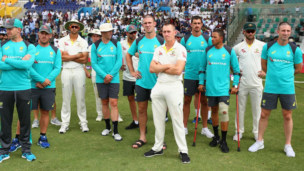 Horrific batting collapses, a Test series defeat and a humiliating T20 loss in the UAE have left the Australian cricket team a picture of doom and gloom.