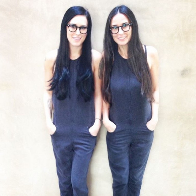 Actress Demi Moore and her daughter Rumer Willis. Picture: Instagram