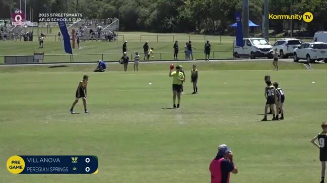 Replay: AFL Queensland Schools Cup State Finals Day 1  - Villanova College v Peregian Springs State School (Primary Male)