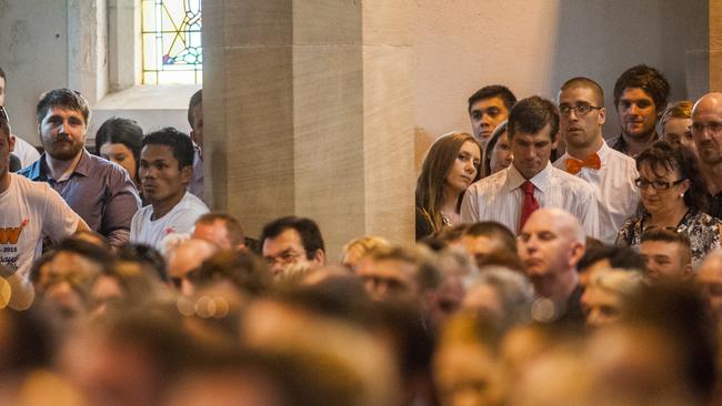 Hundreds gathered to remember Toowoomba boxer Braydon Smith who died days after a fight in March 2015.