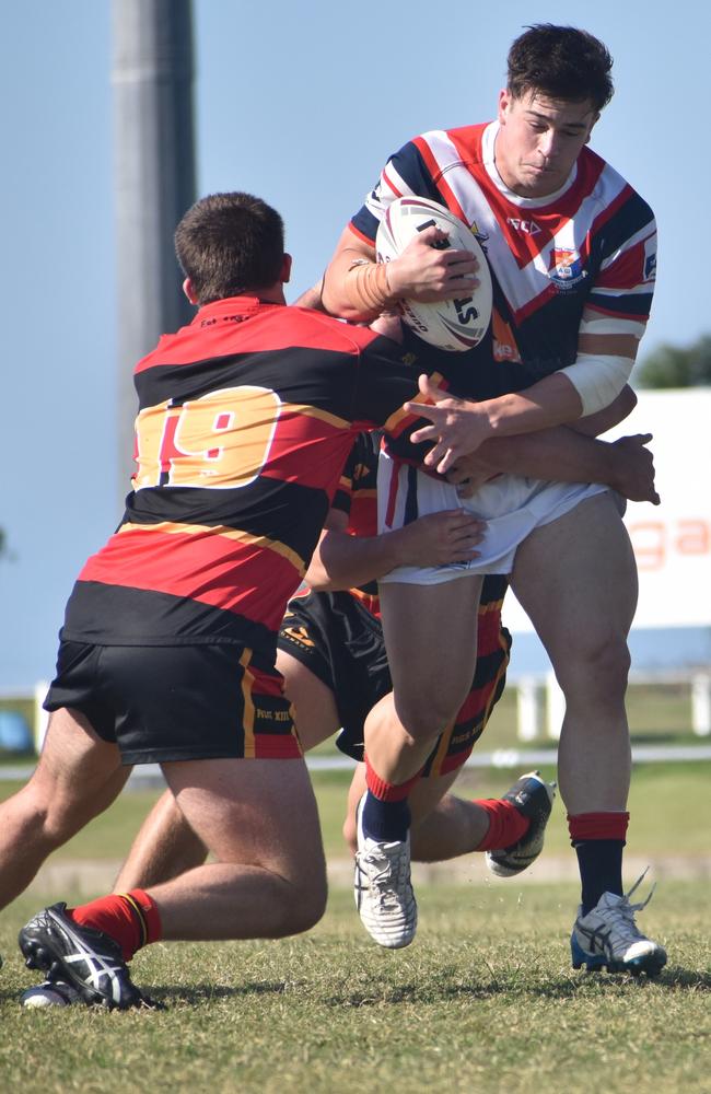 Ethan Cocco during the St Patrick's College and Rockhampton Grammar clash, August 18, 2021. Picture: Matthew Forrest