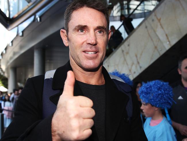 SYDNEY, AUSTRALIA - JULY 12:  Blues coach Blues coach Brad Fittler arrives at a New South Wales Blues public reception after winning the 2018 State of Origin series at The Star on July 12, 2018 in Sydney, Australia.  (Photo by Matt King/Getty Images)