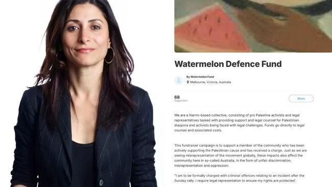 Watermelon Defence Fund director Bernadette Zaydan.