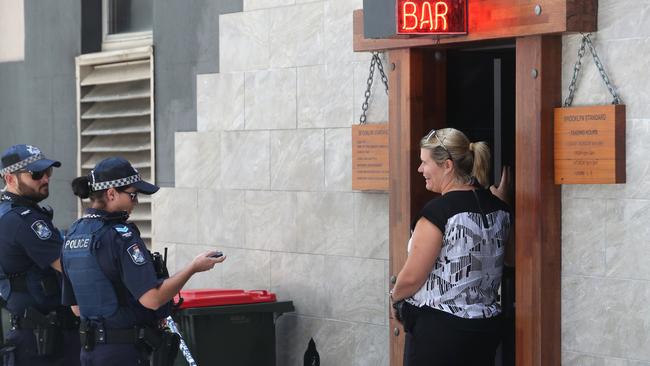 The crime scene at Brooklyn Standard in Eagle Lane following the fatal shooting of Johann Ofner. Picture: Tara Croser.