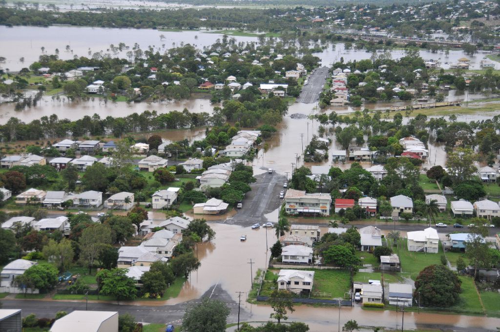 Aerial view of Rockhampton flooding | The Courier Mail