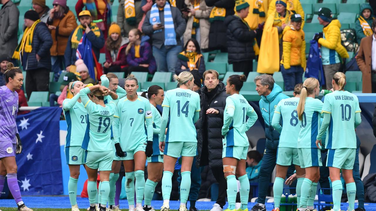 The Matildas eventually found the answers at the death. Picture: Getty Images