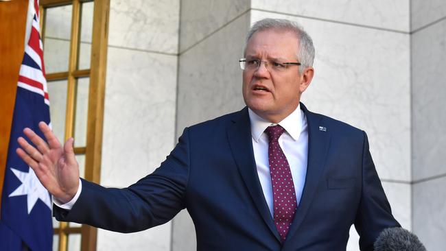 On Friday, Prime Minister Scott Morrison urged Australians to stay home. Picture: AAP/Mick Tsikas