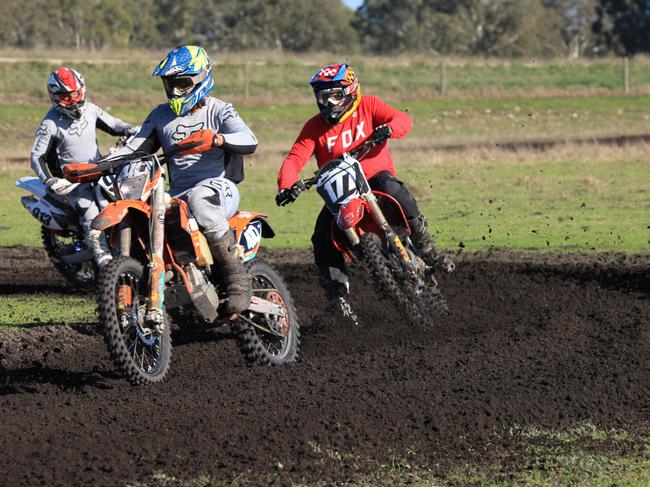 The Mount Gambier Junior Motorcycle Club Maaoupe Grass Track Round. Picture: Anna Whitehead.